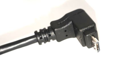 USB-2.0 CABLE A-MALE / microB MALE 1,8m ANGLE