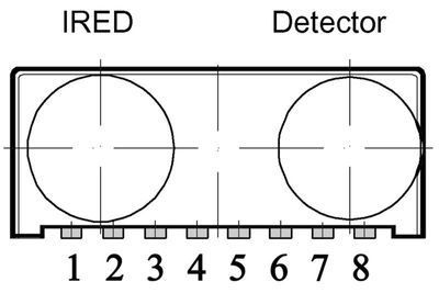 IRDA RECEIVER/TRANSMITTER MODULE