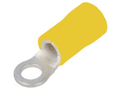 RING TERMINAL 4,3mm YELLOW