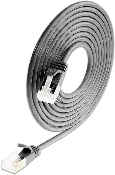 CAT6A 10G LIGHTPATCH U/FTP 1,0m black