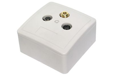 Axing ANTENNA WALL BOX ENDING FM/TV/SAT