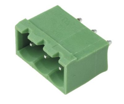 Removable straight mating terminal connector 3x R5,08