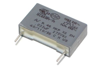 FILTER CAPACITOR 33nF 275V~X2 R15