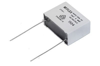 FILTER CAPACITOR 1µF 275V~X2 R27,5 FILTER CAPACITOR 1µF 275V~X2 R27,5