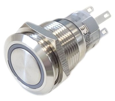 PUSH-BUTTON SWITCH WITH GREEN LED PUSH-BUTTON SWITCH WITH GREEN LED