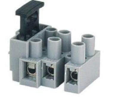 SCREW TERMINAL BLOCK 3-WAY 0,5-2,5mm2 WITH FUSE HOLDER