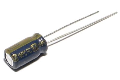 LOW ESR ELECTROLYTIC CAPACITOR 100UF 25V 6,5x12mm