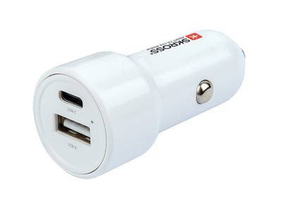 SKROSS Dual Car Charger 65W PD – USB-C + USB-A car charger