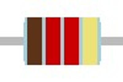 METAL OXIDE FILM RESISTOR 1W: 1,2kohm