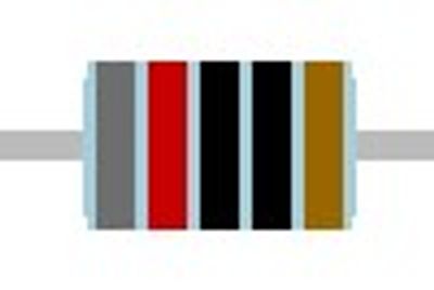 METAL FILM RESISTOR 0,6W: 820ohm