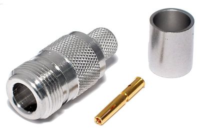 N CONNECTOR FEMALE CRIMP RG213 N CONNECTOR FEMALE CRIMP RG213