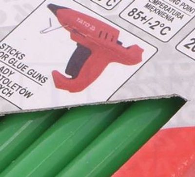 HOT GLUE STICK 7mm GREEN12 pcs