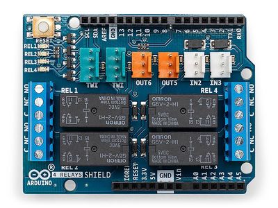 Arduino 4 Relays Shield (A000110) Arduino 4 Relays Shield (A000110)