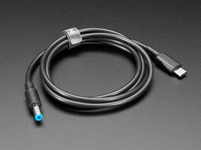 USB Type C 3.1 PD to 5.5mm Barrel Jack Cable - 12V 5A Output