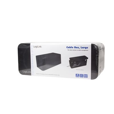 Cable box 407 x 157 x 133.5 mm, black