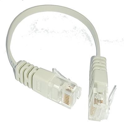CAT6 FLAT NETWORK CABLE U/UTP 0,15m grey