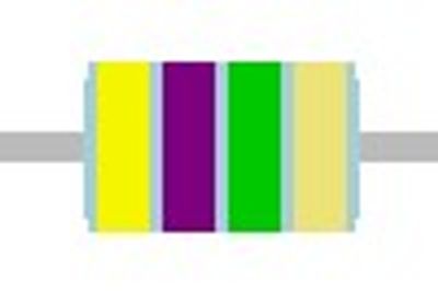 METAL OXIDE FILM RESISTOR 1W: 4,7Mohm