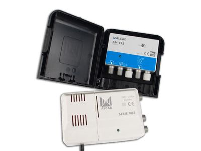 Mast Amplifier + power supply 24V UHF LTE700