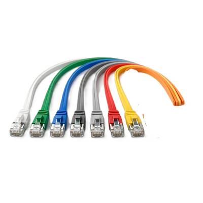 CAT6A FLAT NETWORK CABLE U/FTP 2,0m 7-color assortment