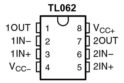 INTEGRATED CIRCUIT OPAMPD TL062 SO8
