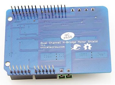 ARDUINO SHIELD 2-CH H-Bridge (8A 22V)