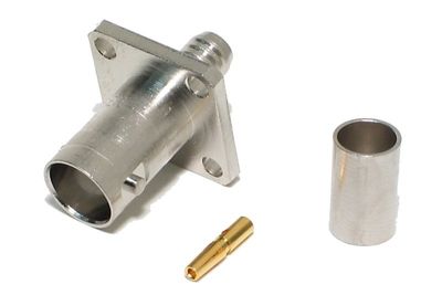 BNC CONNECTOR FEMALE PANEL MOUNT CRIMP RG59 BNC CONNECTOR FEMALE PANEL MOUNT CRIMP RG59