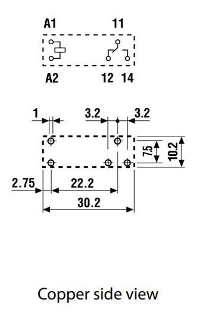 PCB RELAY SPDT 10A 24VDC Sensitive Coil