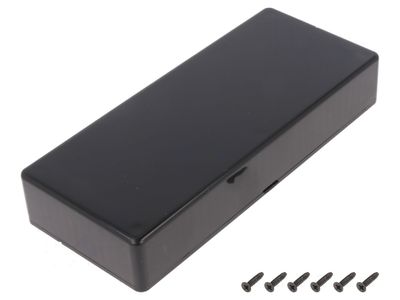 Hammond BLACK PLASTIC BOX 27x165x71mm Hammond BLACK PLASTIC BOX 27x165x71mm
