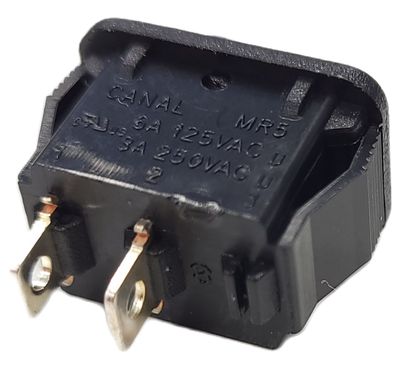 MINIATURE ROCKER SWITCH SPST ON/OFF 3A 250VAC