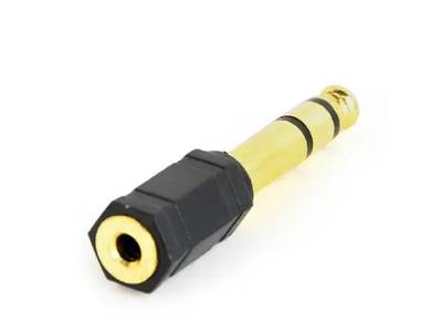 STEREO JACK ADAPTER 3,5mm / STEREO PLUG 6,3mm