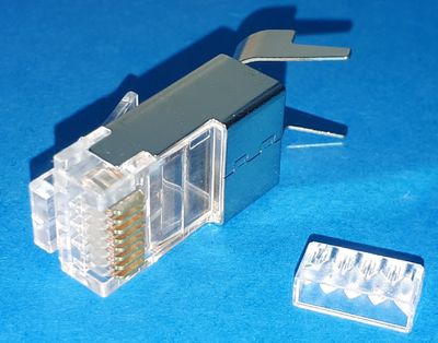 RJ45 (8P8C)-CONNECTOR CAT7 SHIELDED