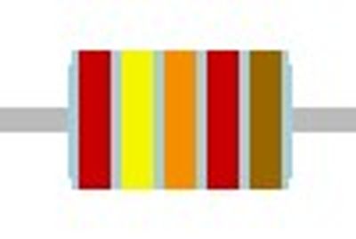 METAL FILM RESISTOR 0,6W: 24,3kohm