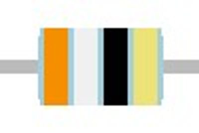 CARBON FILM RESISTOR 1W: 39ohm