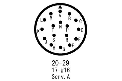 MIL-FEMALE 17X 20-SIZED SHELL MIL-FEMALE 17X 20-SIZED SHELL