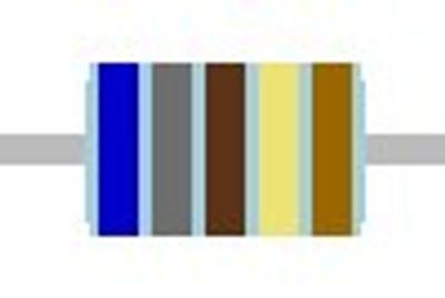 METAL FILM RESISTOR 0,6W: 68,1ohm