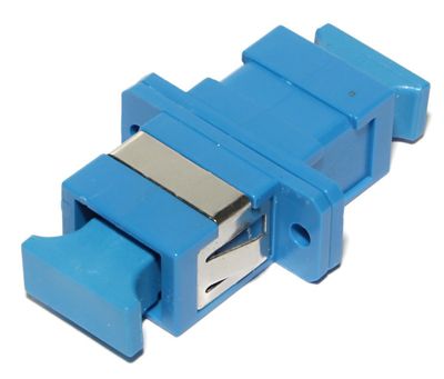 SC-ADAPTER, SM simplex, blue