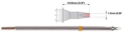 Thermaltronics SOLDER TIP 1,5mm CHISEL 30° (STTC-138) Thermaltronics SOLDER TIP 1,5mm CHISEL 30° (STTC-138)
