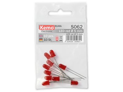 LED Ø5mm red, approx. 10 pieces