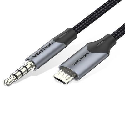 Vention 3,5mm 4-POLE PLUG / MICRO USB CABLE 1m