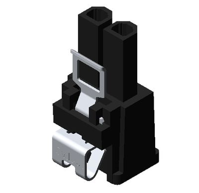 3,0mm 4pole female wire metal latch UL 94V-0 3,0mm 4pole female wire metal latch UL 94V-0