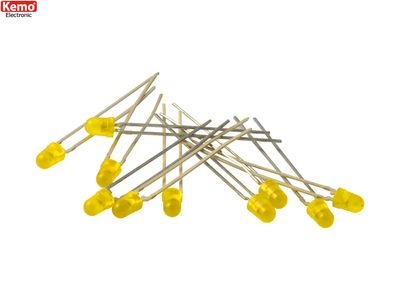 LED Ø3mm yellow, approx. 10 pieces