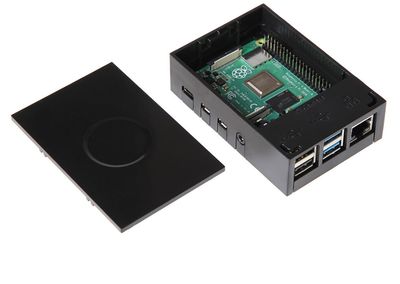 RASPBERRY PI 4B ACRYL CASE BLACK