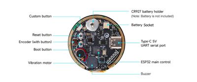 Elecrow 1,28 tuuman ESP32-C3 ROUND TOUCHSCREEN 240X240 IPS