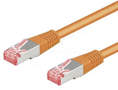 CAT6 PATCH CABLE SHIELDED S/FTP 1,0m orange CAT6 PATCH CABLE SHIELDED S/FTP 1,0m orange
