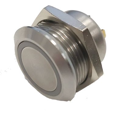 PUSH-BUTTON SWITCH WITH WHITE LED OFF-(ON)