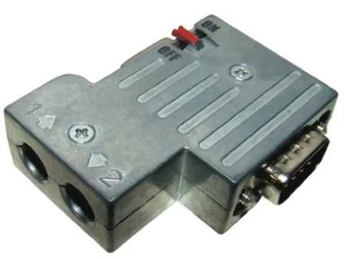 Profibus connector D9 male 90deg