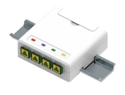 DIN RAIL TYPE OPTIC TERMINAL BOX 80x80x29mm