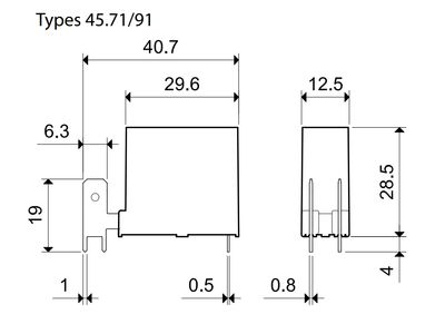 PCB RELAY SPST-NO 16A 24VDC Sensitive Coil PCB RELAY SPST-NO 16A 24VDC Sensitive Coil
