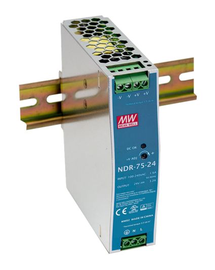 DIN rail mounted power supplies